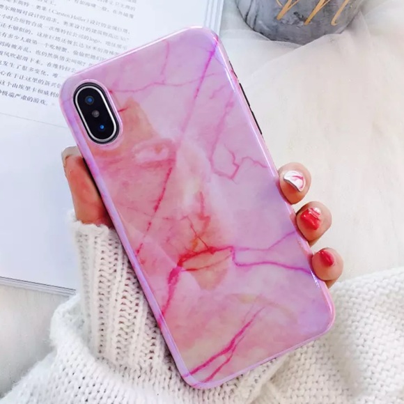Accessories - IPHONE 7 8 PLUS CASE ROSE GOLD MARBLE